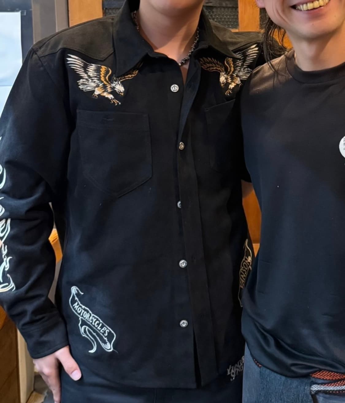 벤슨 스웨이드 셔츠 자켓 L Vanson leathers 상품이미지3