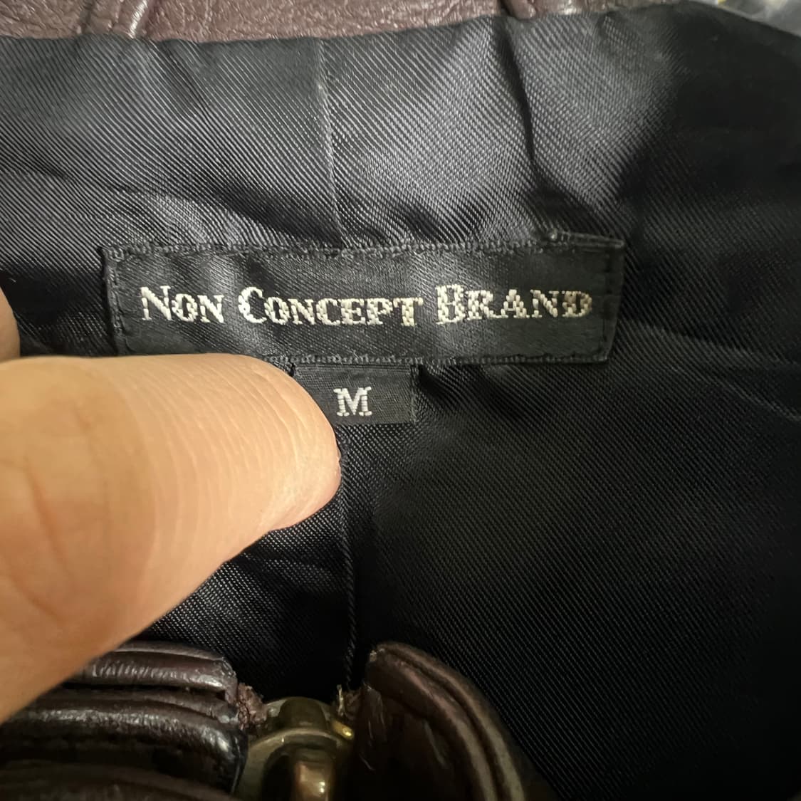 JPN VTG 빈티지 브라운 라이더 가죽 자켓 M 상품이미지3