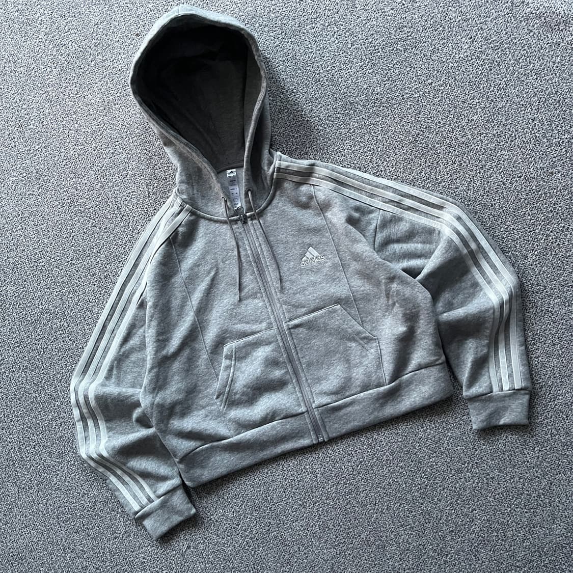 아디다스 크롭 후드집업 상품이미지1