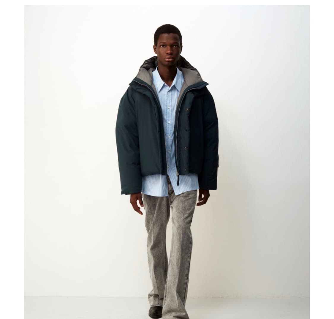 COOR 워터 리펠런트 구스다운 점퍼 (터콰이즈) S 상품이미지7