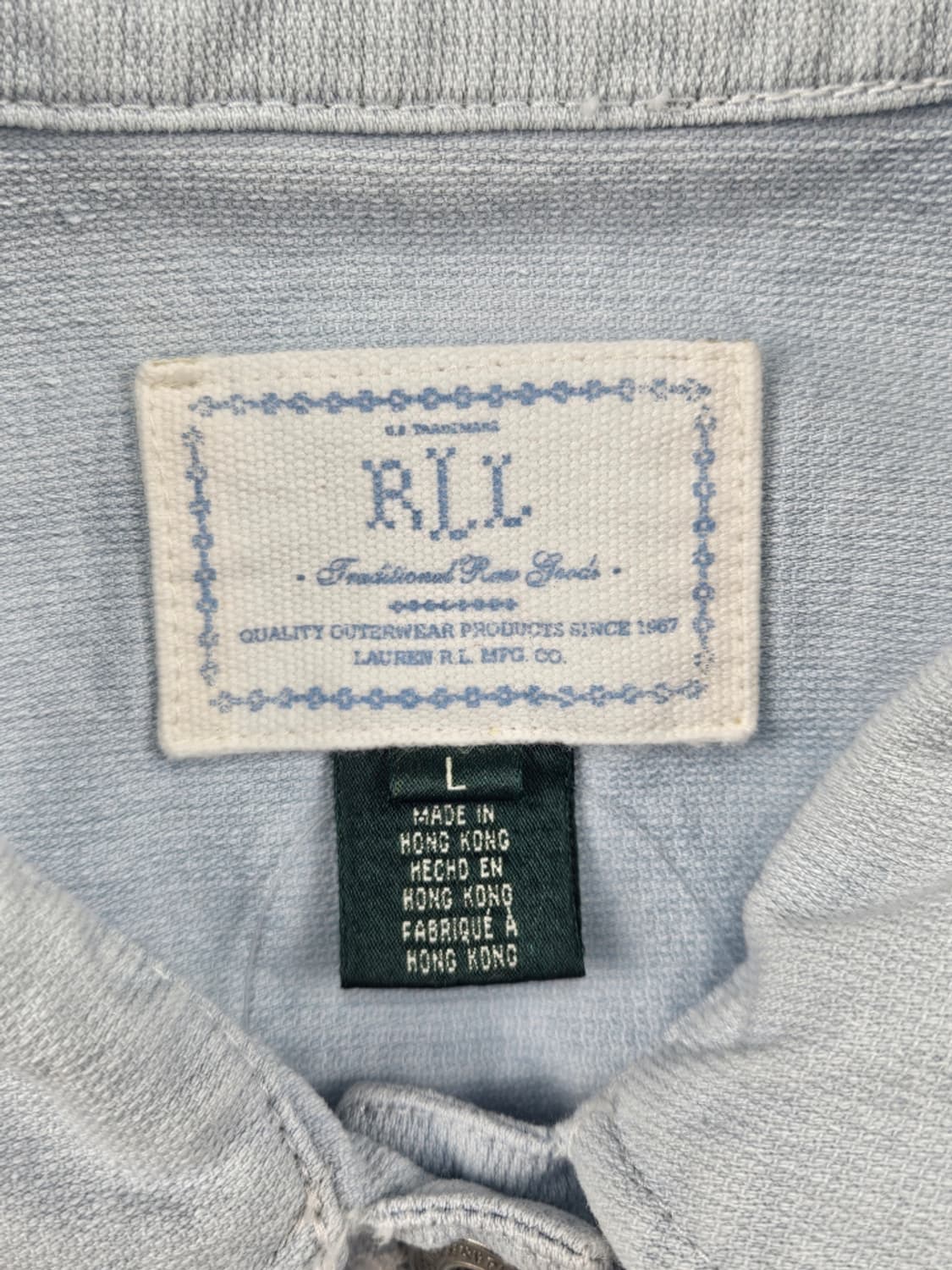 랄프로렌 RLL 라이트워싱 데님 트러커 자켓 ( L ) / 11634 상품이미지8