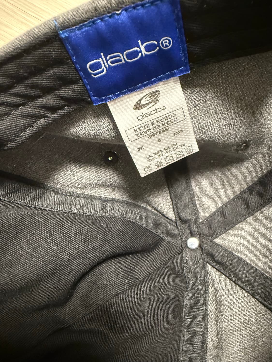 글랙 GC032 휴먼팩터 워싱 볼캡 (CHARCOAL GRAY) 상품이미지2