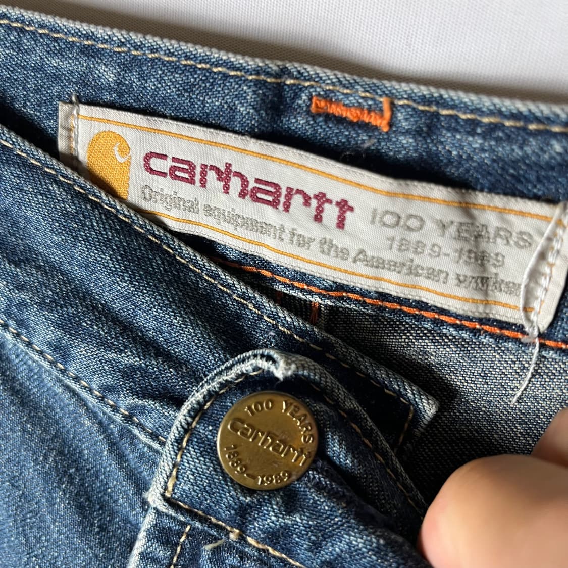 [Carhartt] 칼하트 100주년 카펜터 데님팬츠 상품이미지6
