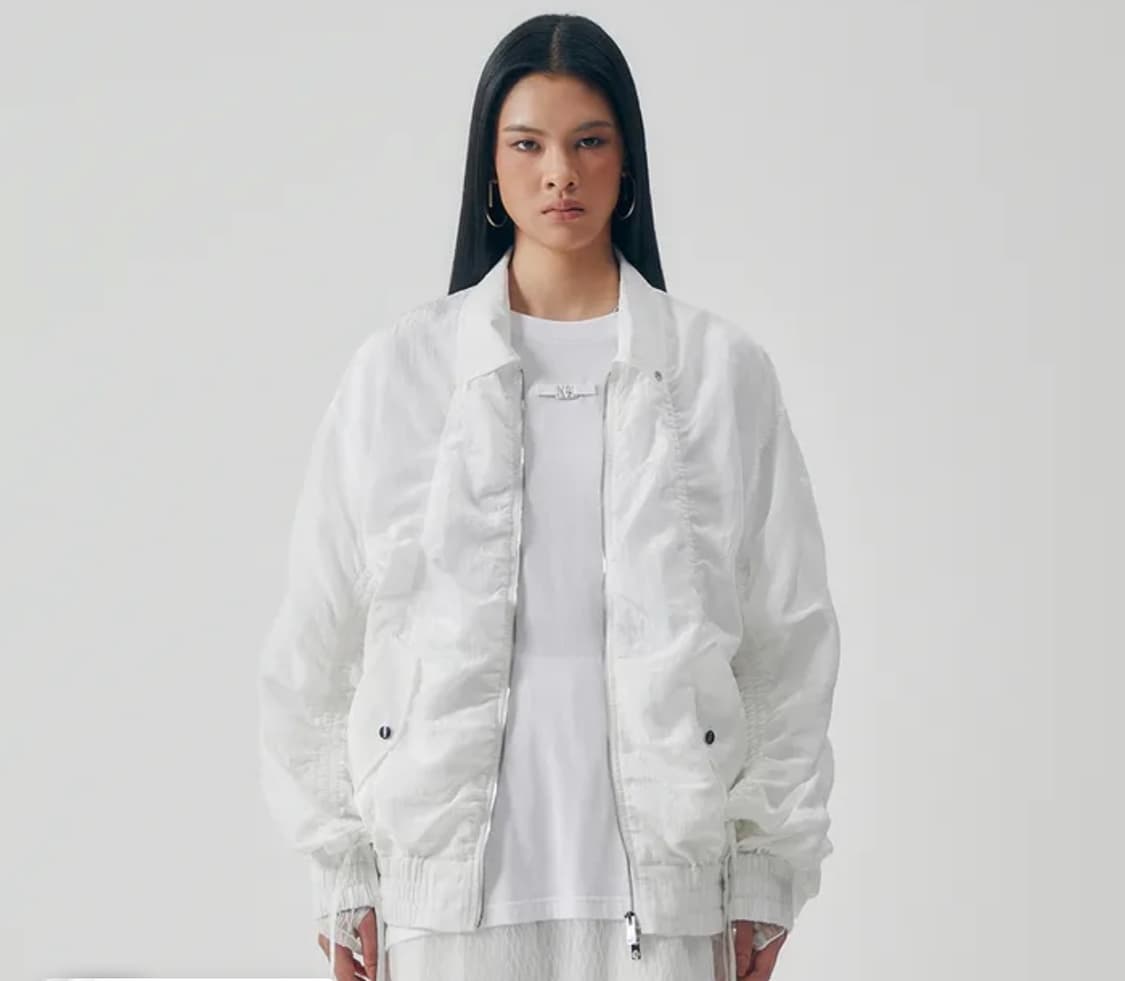 트리밍버드 airy sheer shirring jumper 상품이미지1