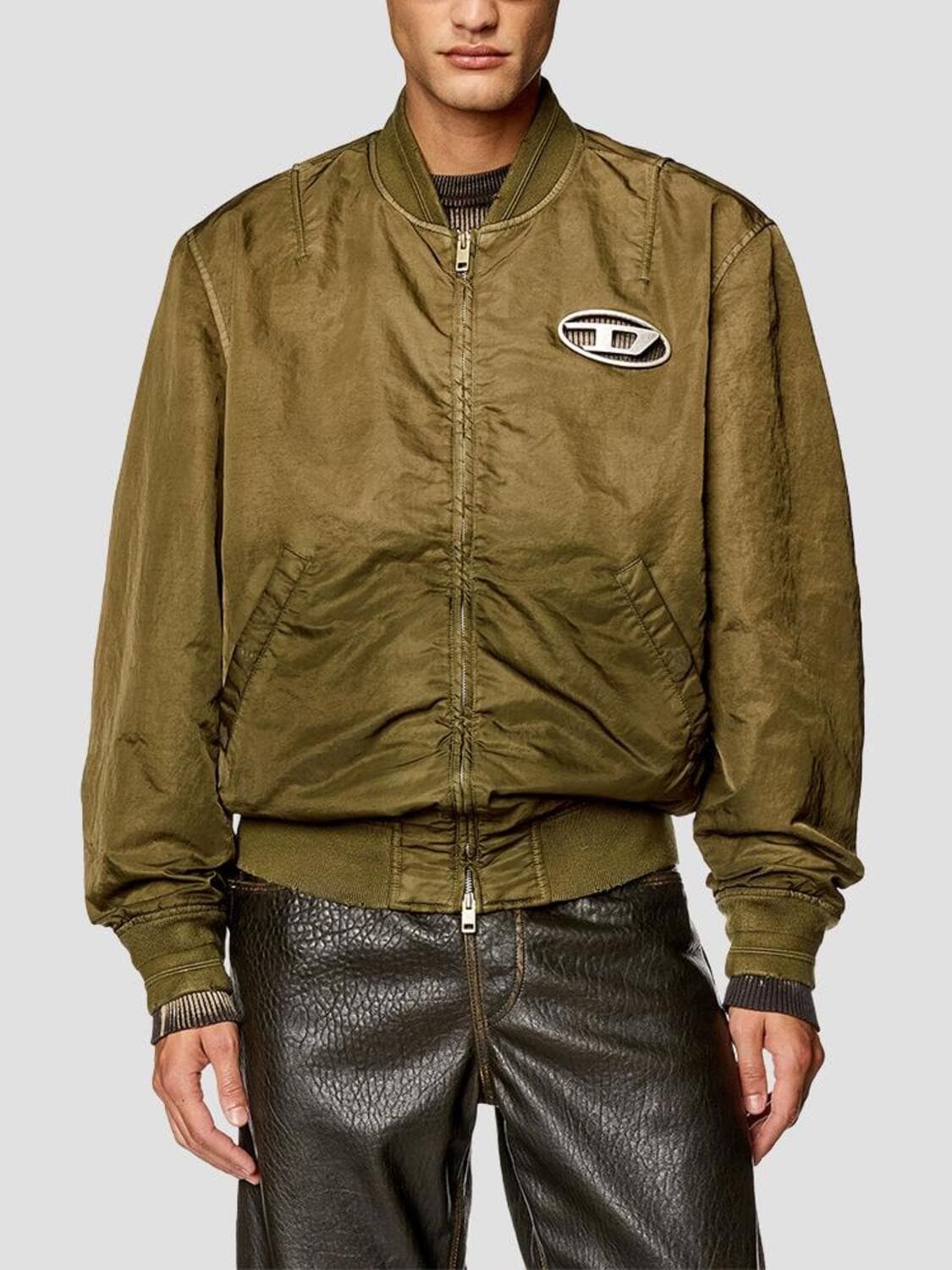 디젤 봄버 블루종 ma-1 카키 50사이즈 상품이미지1