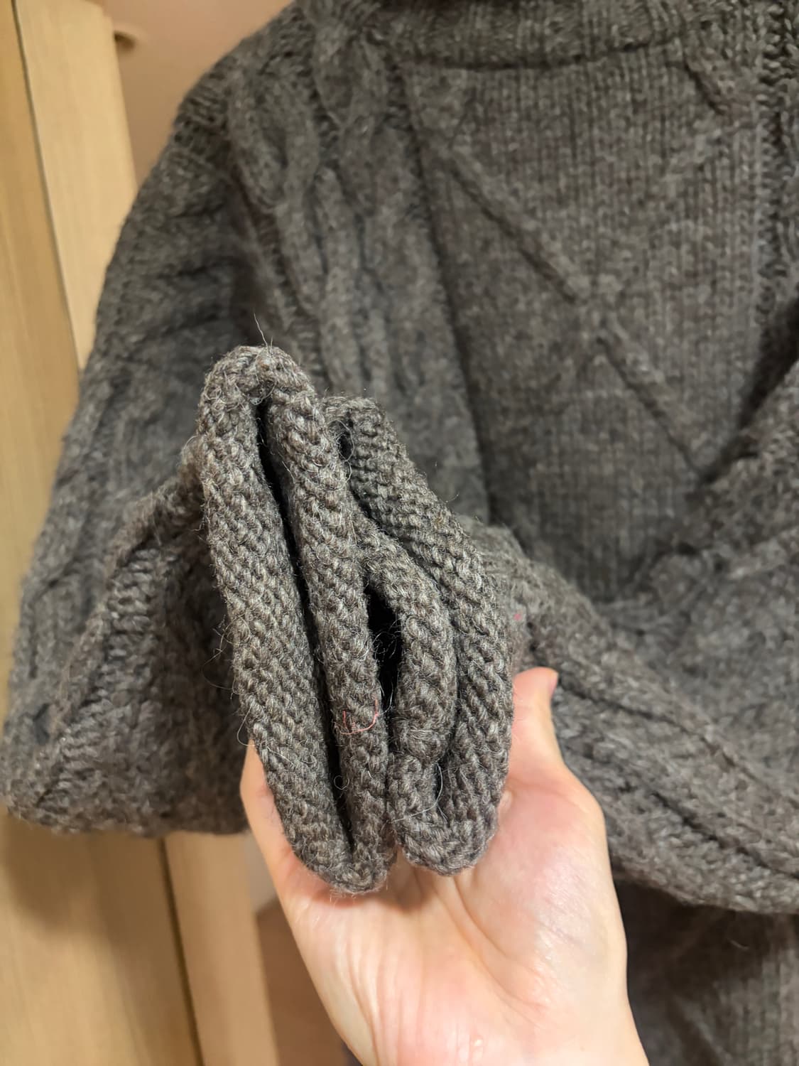 (L) 롤넥 피셔맨 스웨터 헤비울 폴로 polo rrl 드레익스 상품이미지5