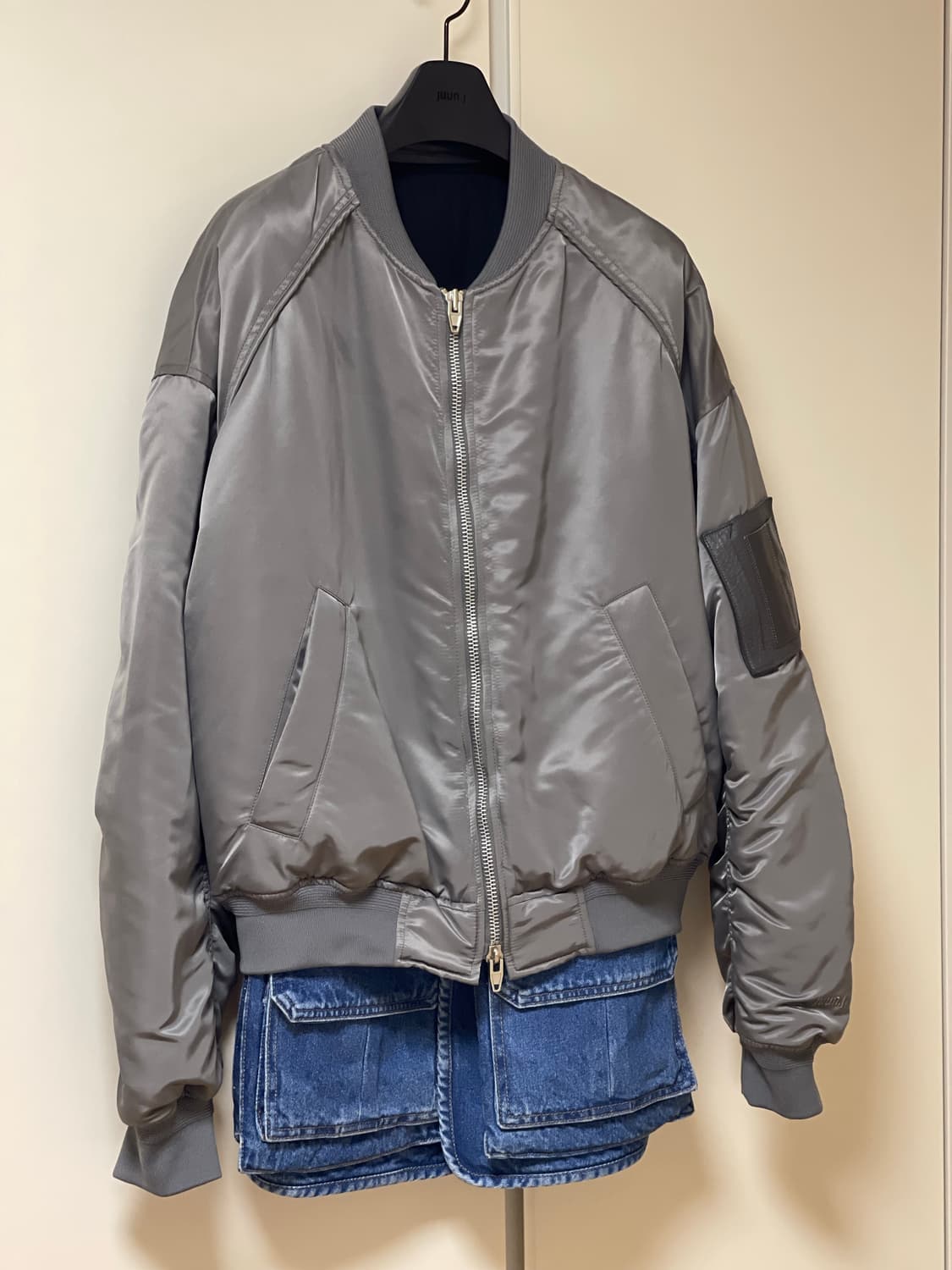 준지 데님 봄버 쟈켓  상품이미지1