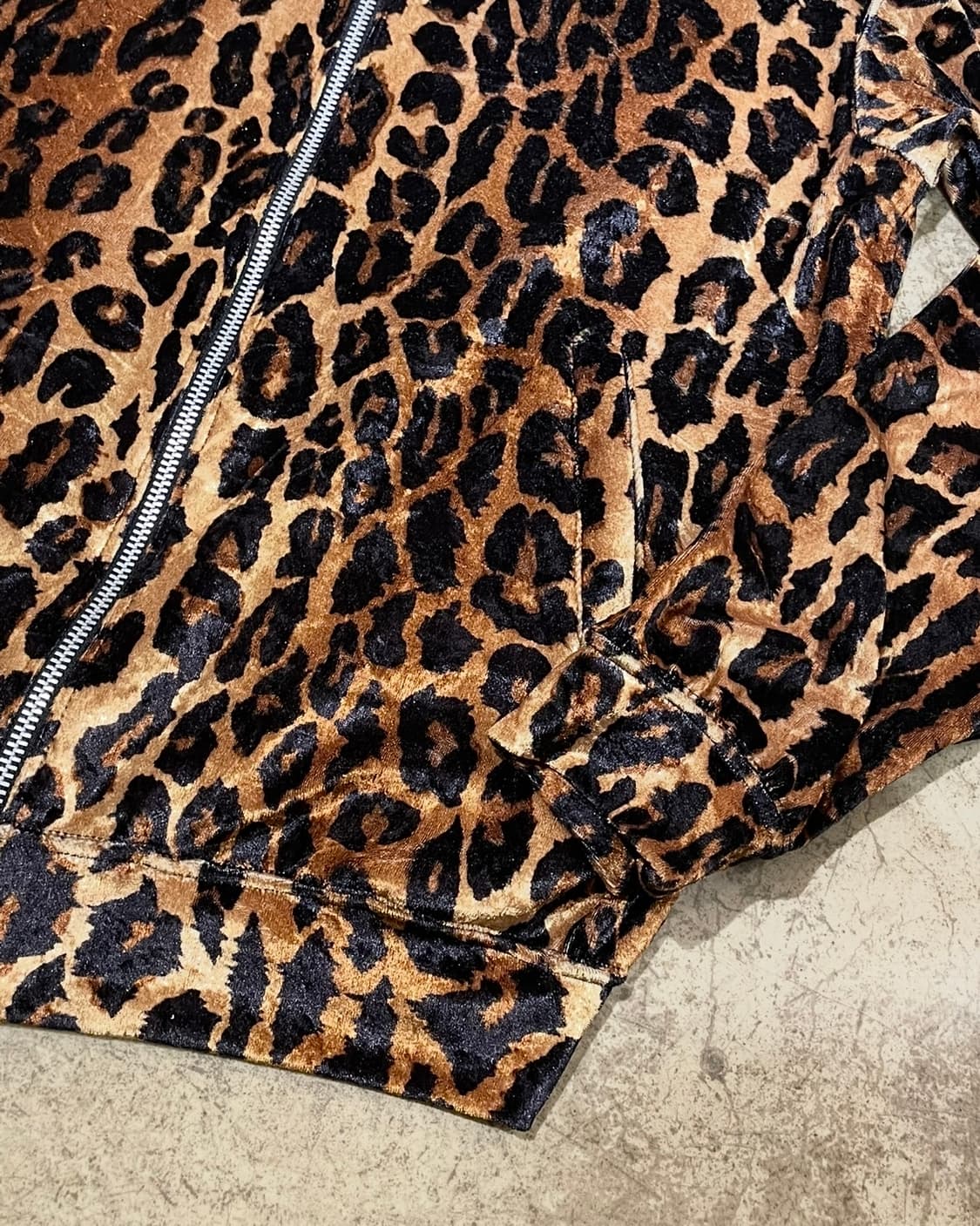 Wackomaria 와코마리아 레오파드 벨루어 트랙 자켓 (B5129) 상품이미지3