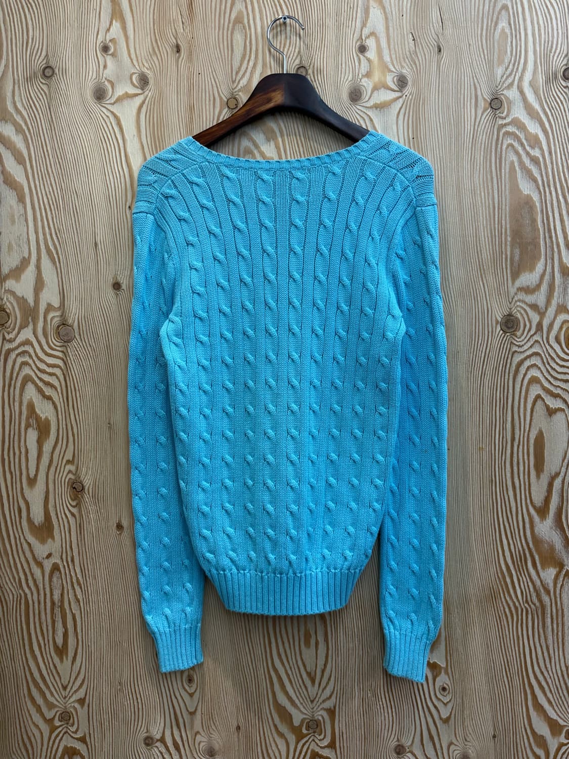 랄프로렌 스포츠 브이넥 케이블 니트 상품이미지3