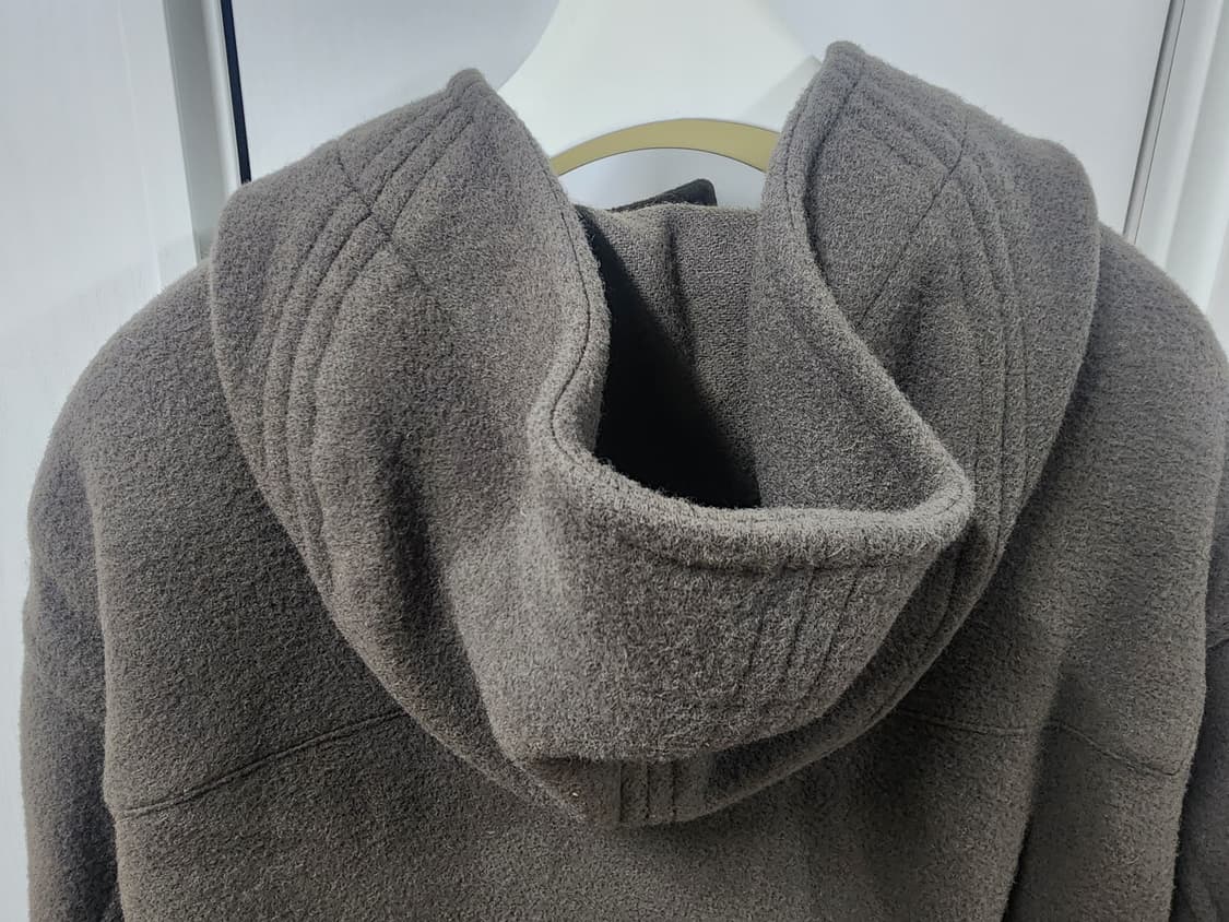 브라운야드 24fw 더플코트 올리브 그레이 5 상품이미지5