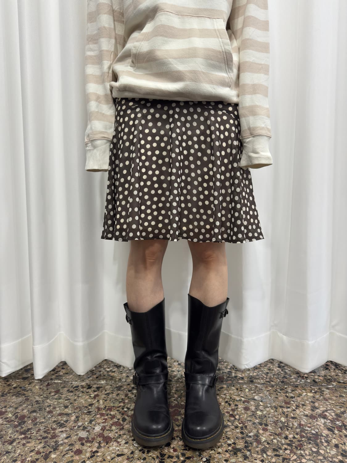 dot midi skirt 상품이미지3