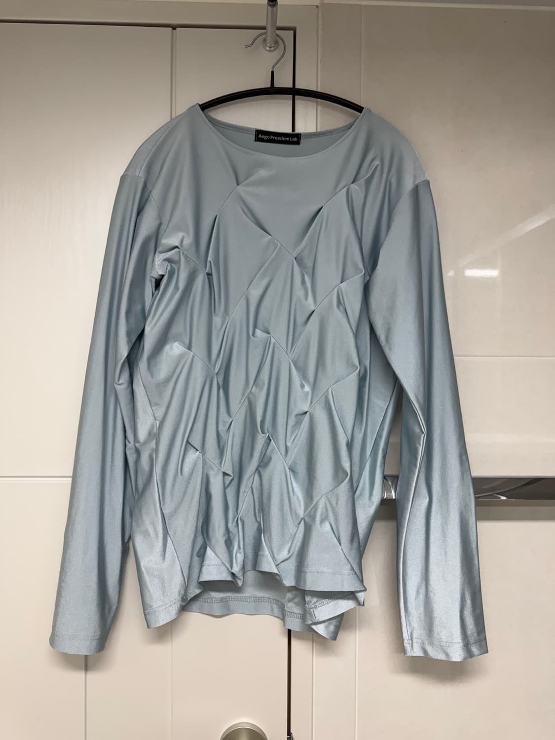 이고프리덤랩 다이아몬드 프릴 셔츠 상품이미지3