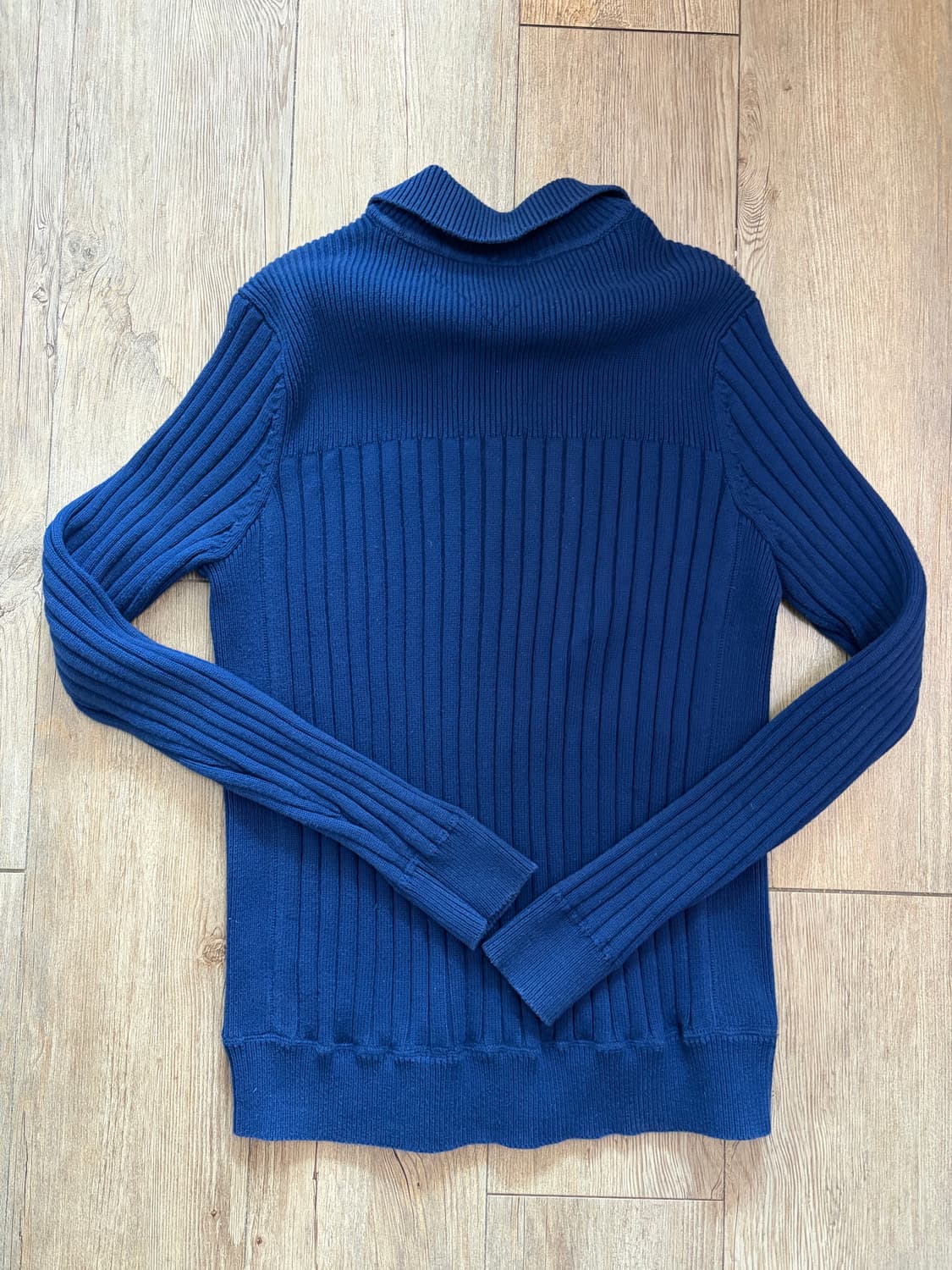 타미힐피거 데님 니트 집업 네이비(L) 상품이미지5