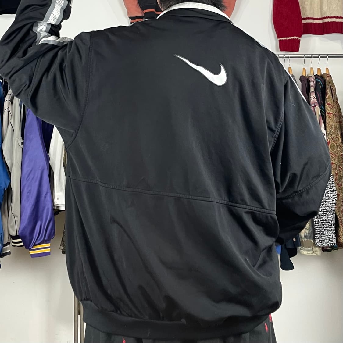 90s NIKE 나이키 빅스우시 사이드라인 져지 자켓 상품이미지4