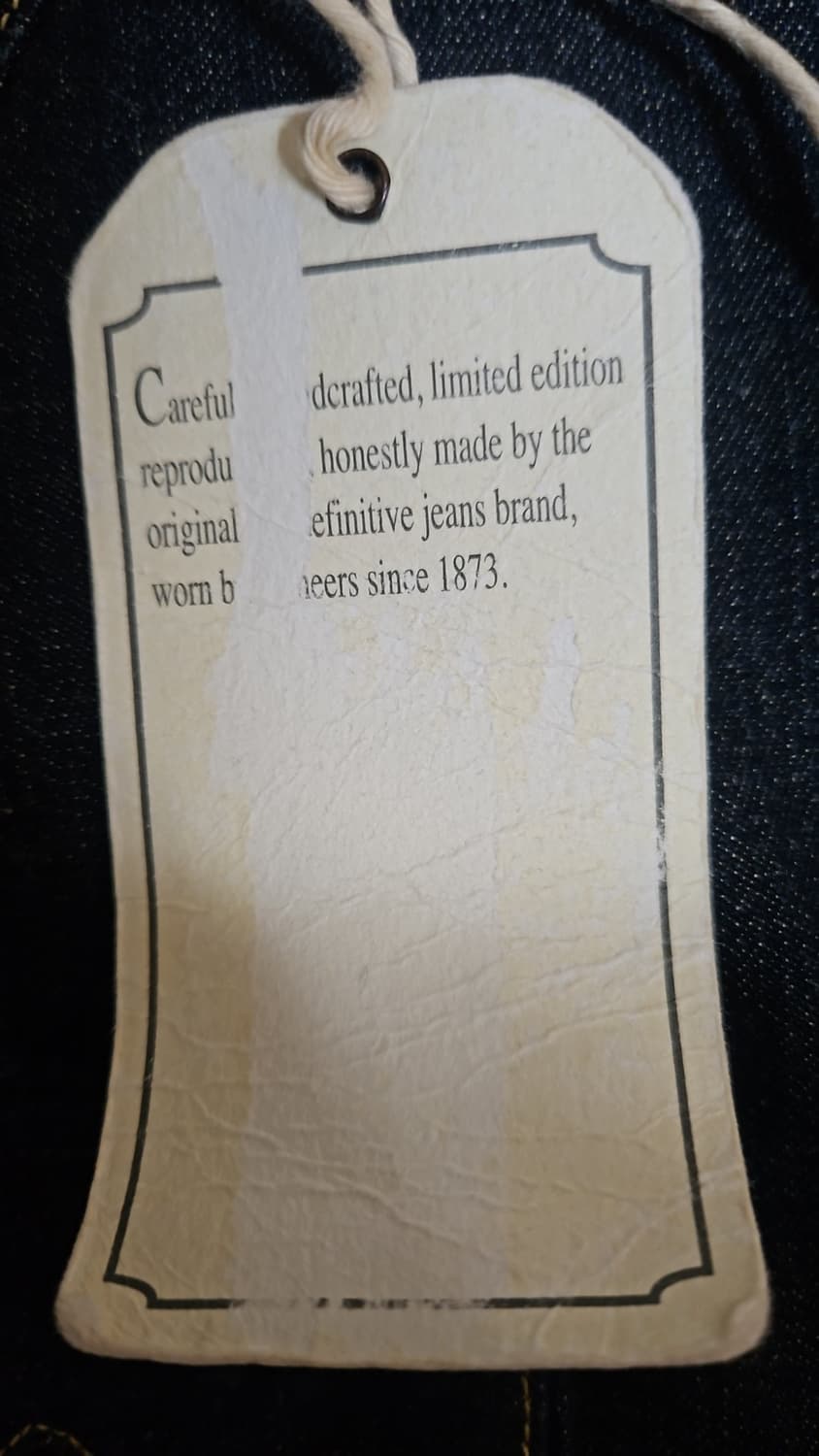 리바이스 LVC 1955 쏘우투스 데님 셔츠 러프 린스 S 상품이미지5