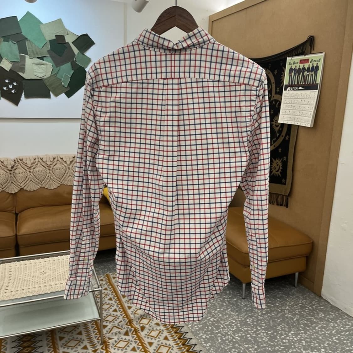 폴로 랄프로렌 컨트리 빈티지 레트로 옥스포드 체크 셔츠 S C11018 상품이미지4