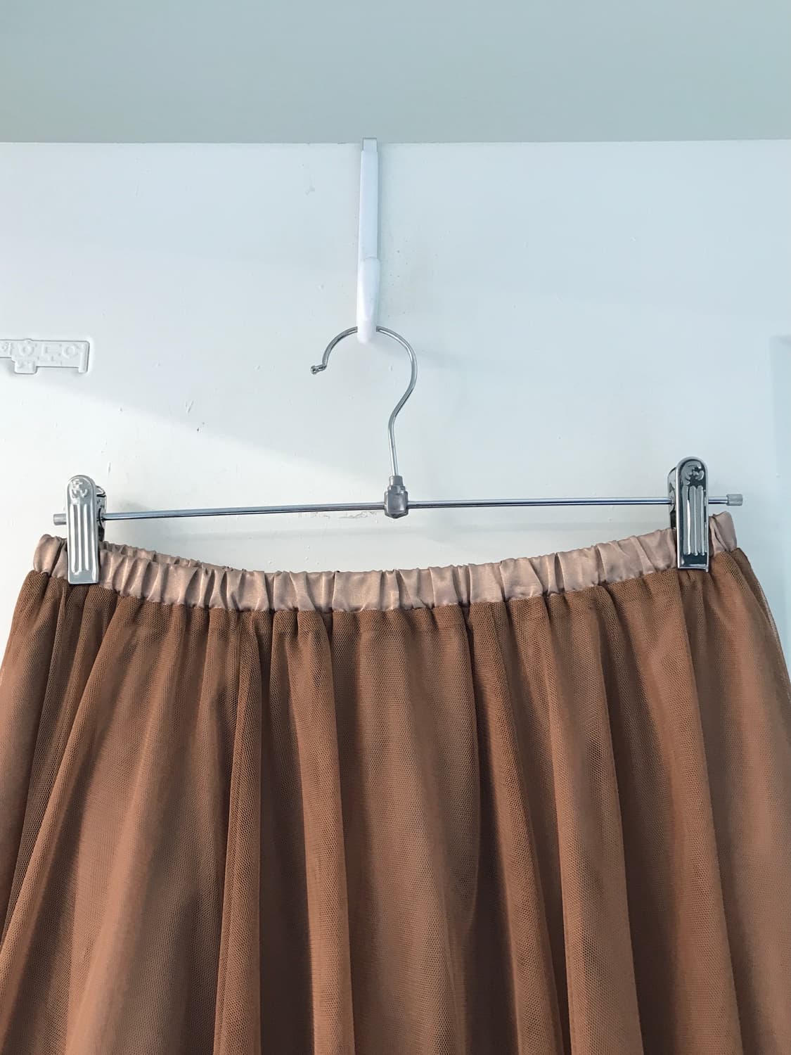 일본빈티지 브라운 샤 미디스커트 상품이미지7