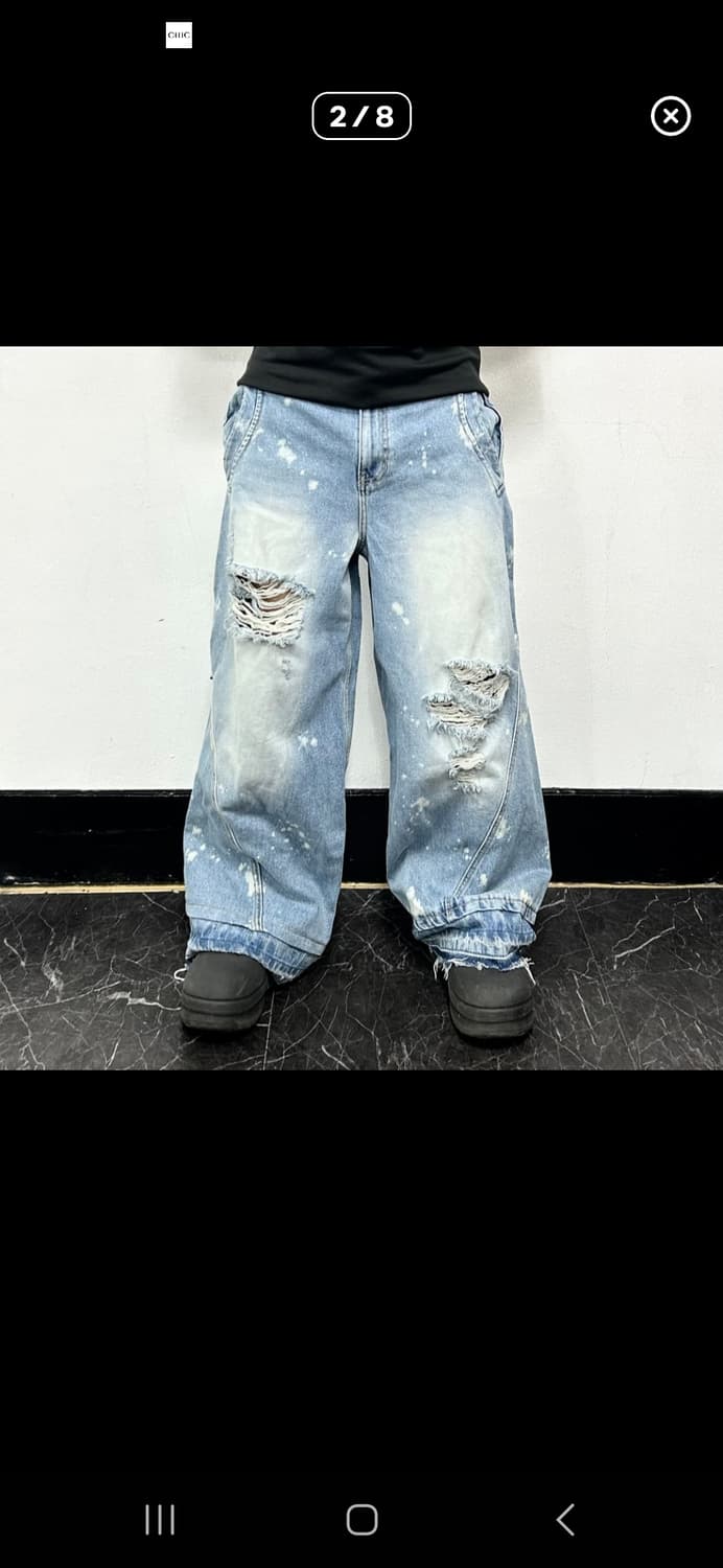 아더에러 24ss 데미지드 데님 상품이미지2