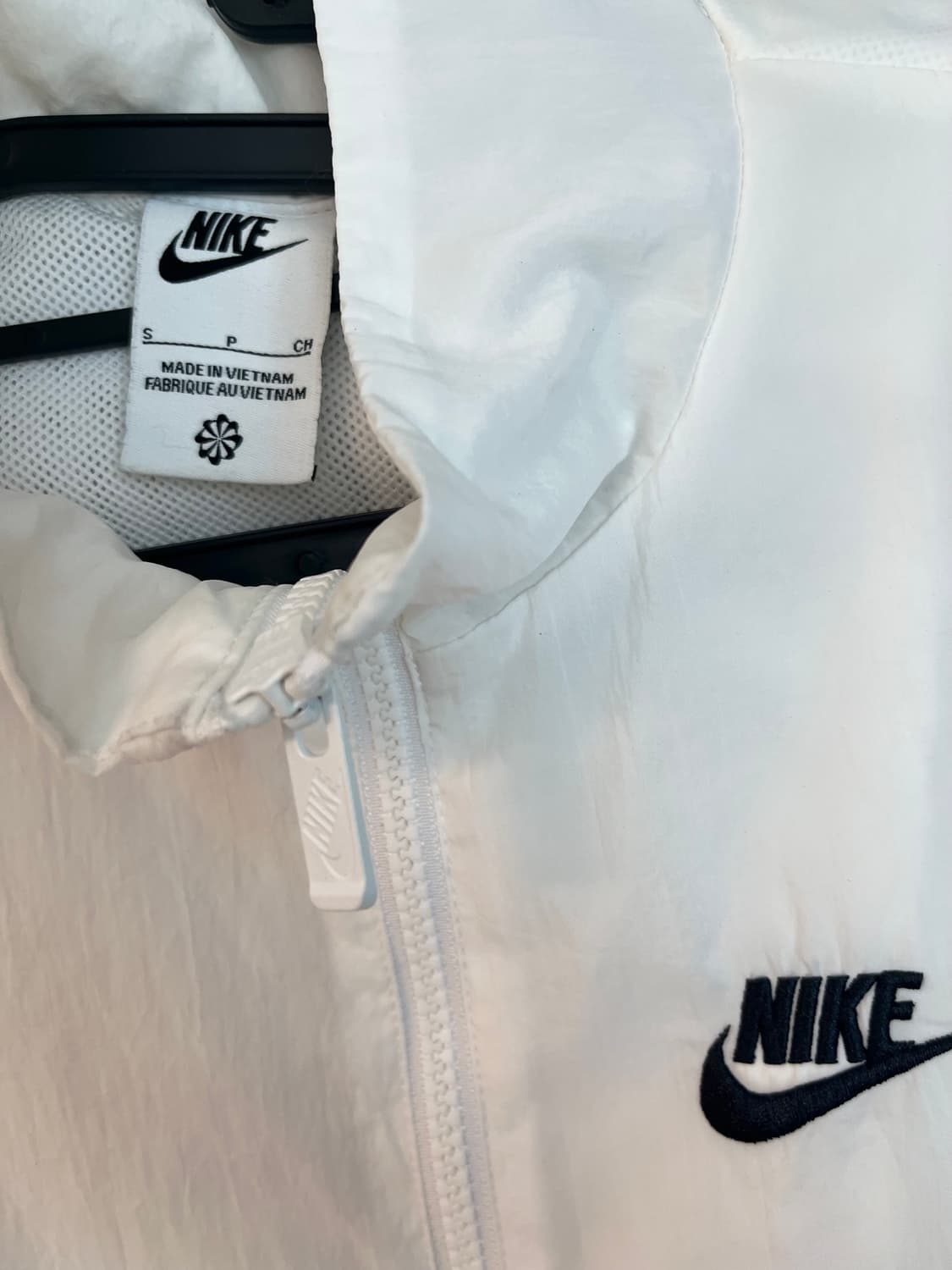 나이키 스우시 에센셜 바람막이 화이트 [S]  상품이미지5