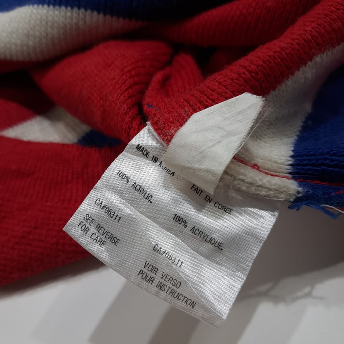 CL210 L 스타터 90s한국판 NHL 캐나디언스 레드 하키스웨터 상품이미지5