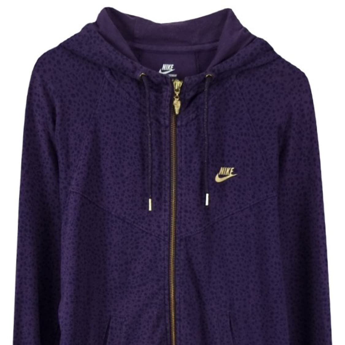 [나이키] 로고 프린팅 레오파드 패턴 후드 집업 퍼플 M20089 상품이미지4
