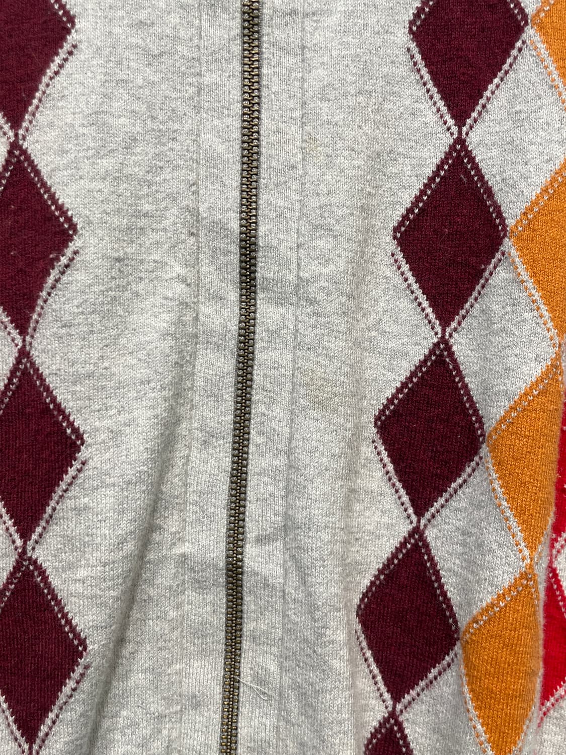 크로코다일 아가일 패턴집업 상품이미지3