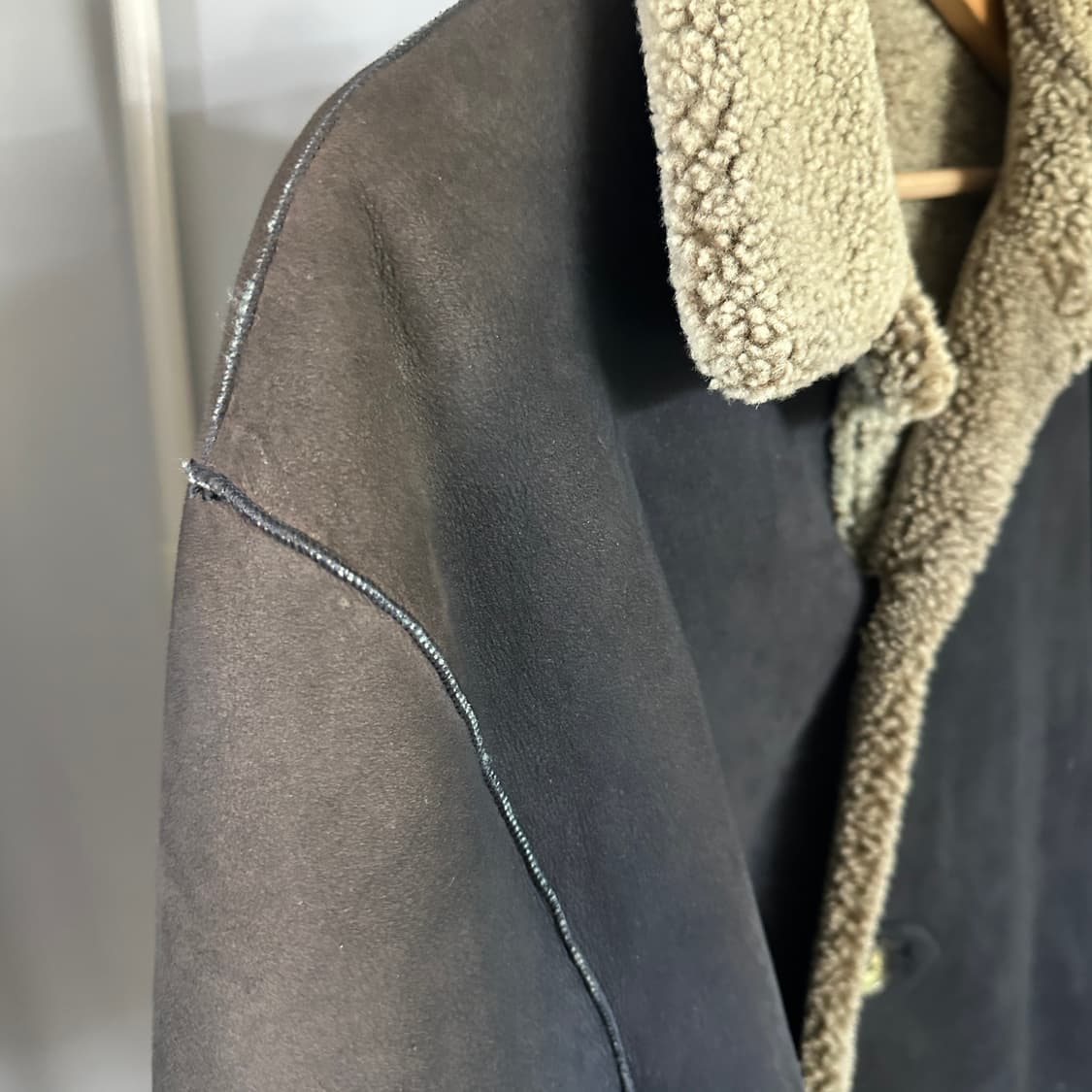 롱기 이탈리아 롱 무스탕 상품이미지3