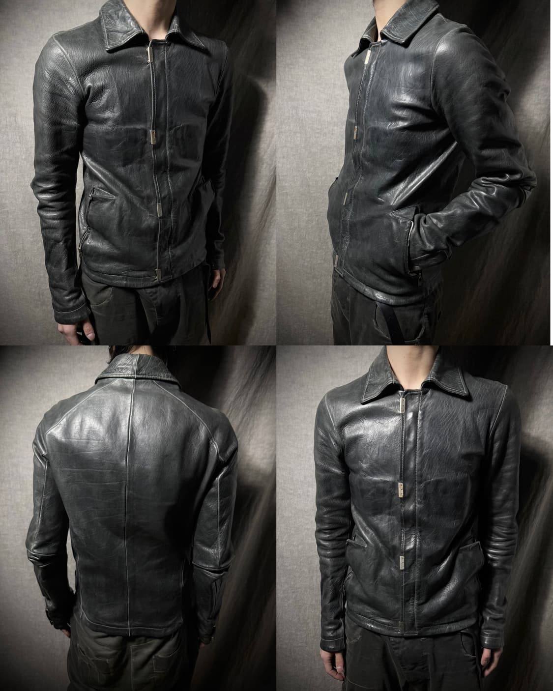 캐롤 크리스찬 포엘 스카스티치 레더 자켓 상품이미지2