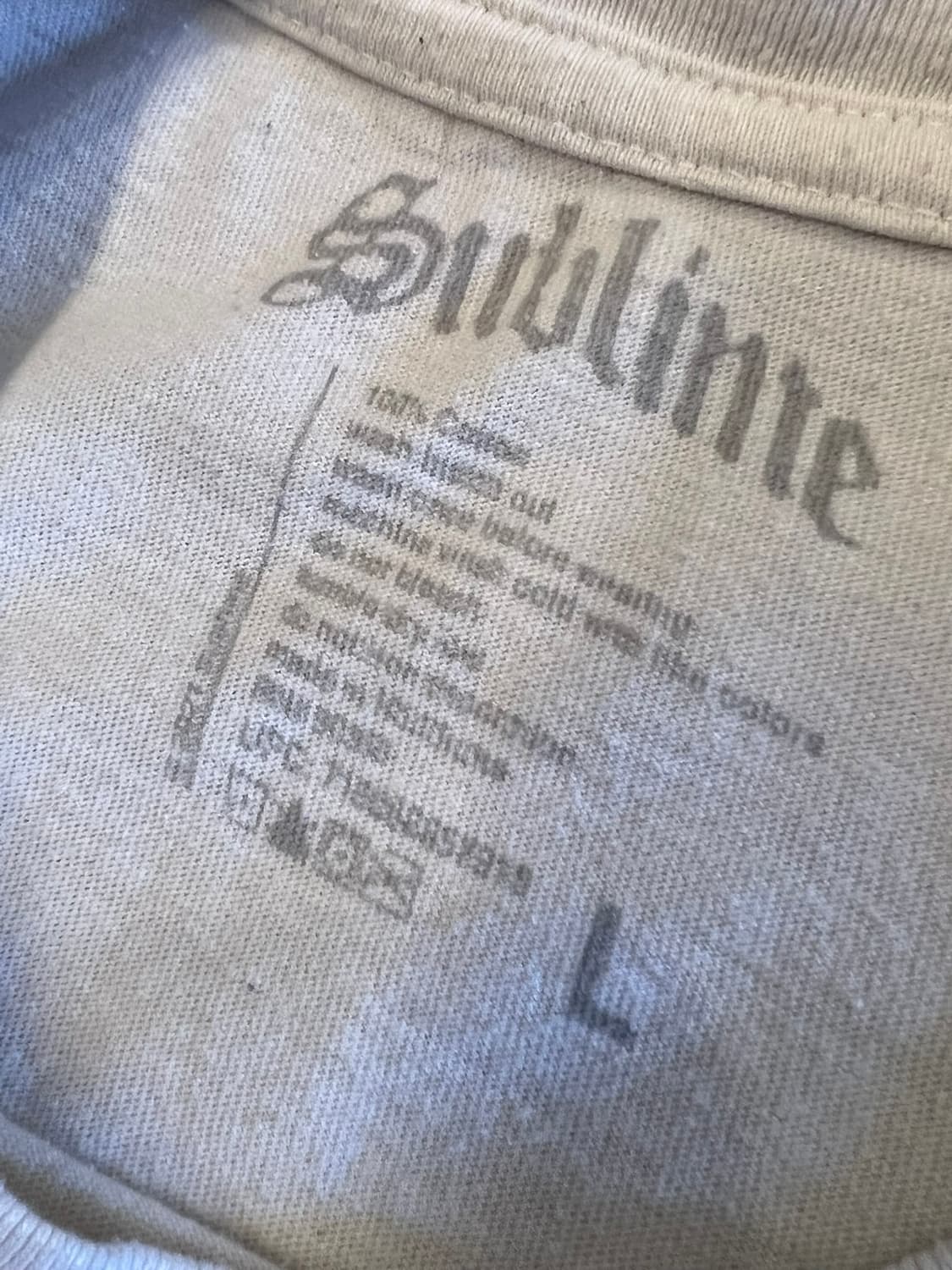 [L] 서브라임 Sublime 그래픽 머천다이즈 티셔츠 상품이미지6