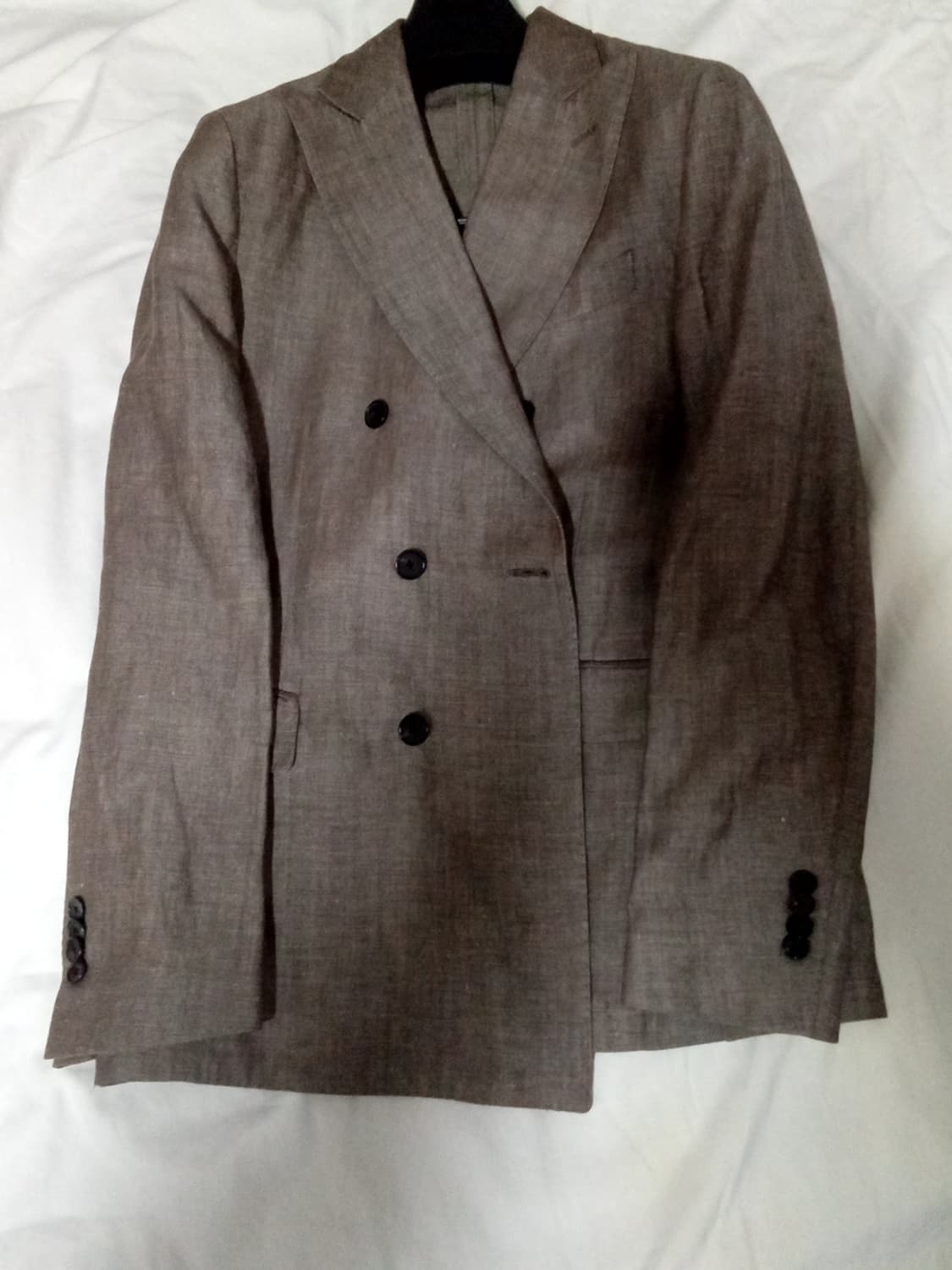 맨 온더 분, 춘추 울 린넨 블레이저 콤비 자켓 상품이미지1