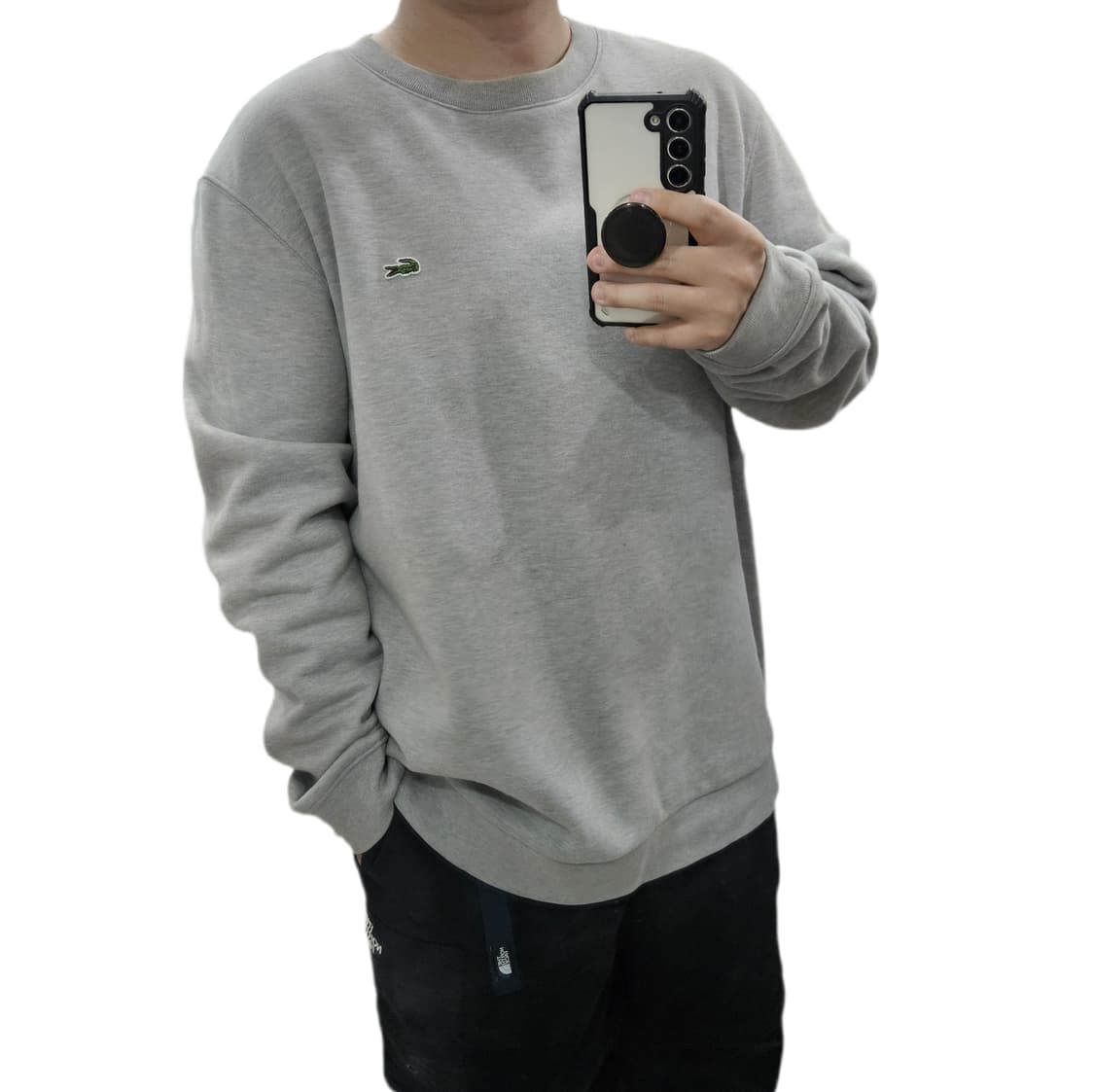 라코스테 기모 맨투맨 XXL 110 상품이미지1