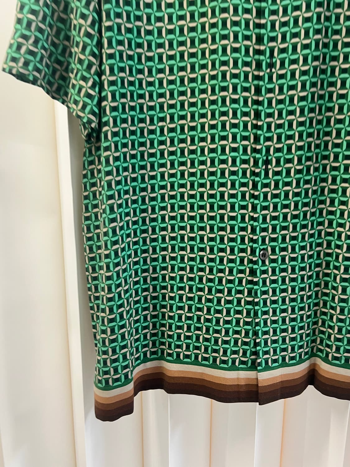 드리스반노튼 그린 패턴 셔츠 48 상품이미지5