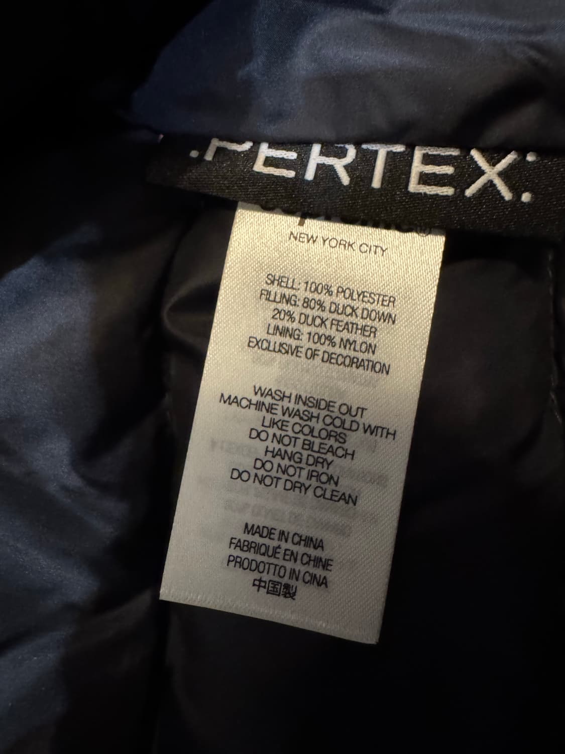 [XL] 슈프림 마이크로다운 하프 집 후드 풀오버 블랙 -25FW 상품이미지7