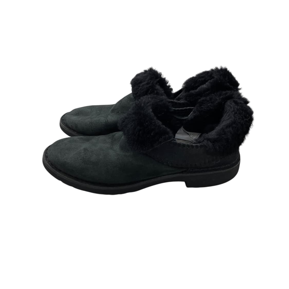 ugg black fur flat shoes 상품이미지2