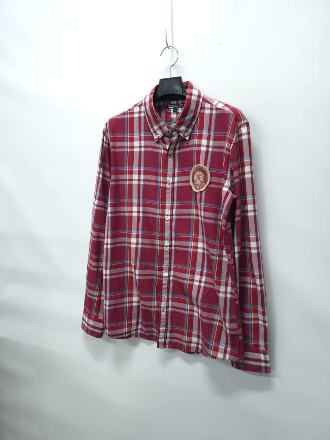 타미힐피거 가슴패치 레드체크 셔츠 (95) 상품이미지1