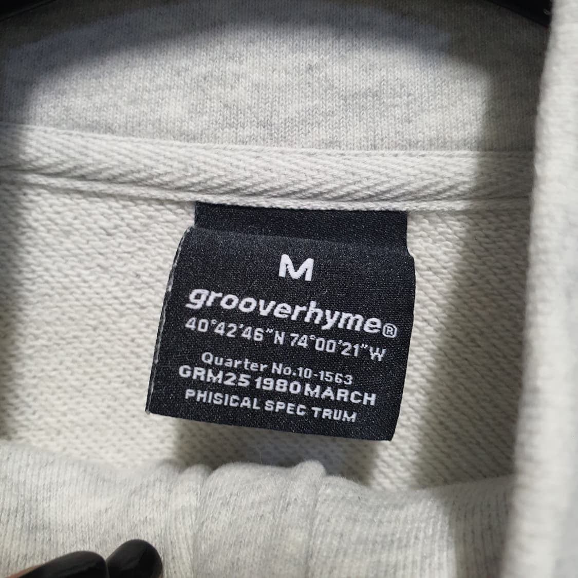 그루브라임 남성 반집업 맨투맨  상품이미지5