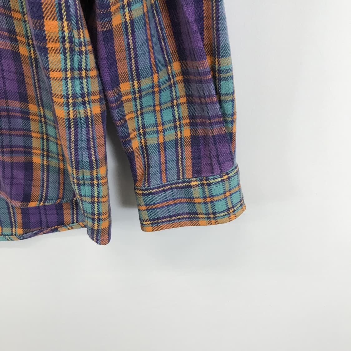 아디다스 90s 플란넬 체크셔츠 빈티지 [100] 상품이미지3