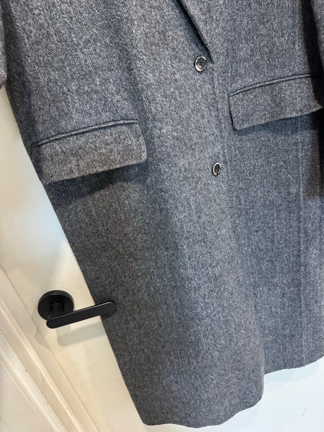 table 테이블 헤링본 롱코트 상품이미지5