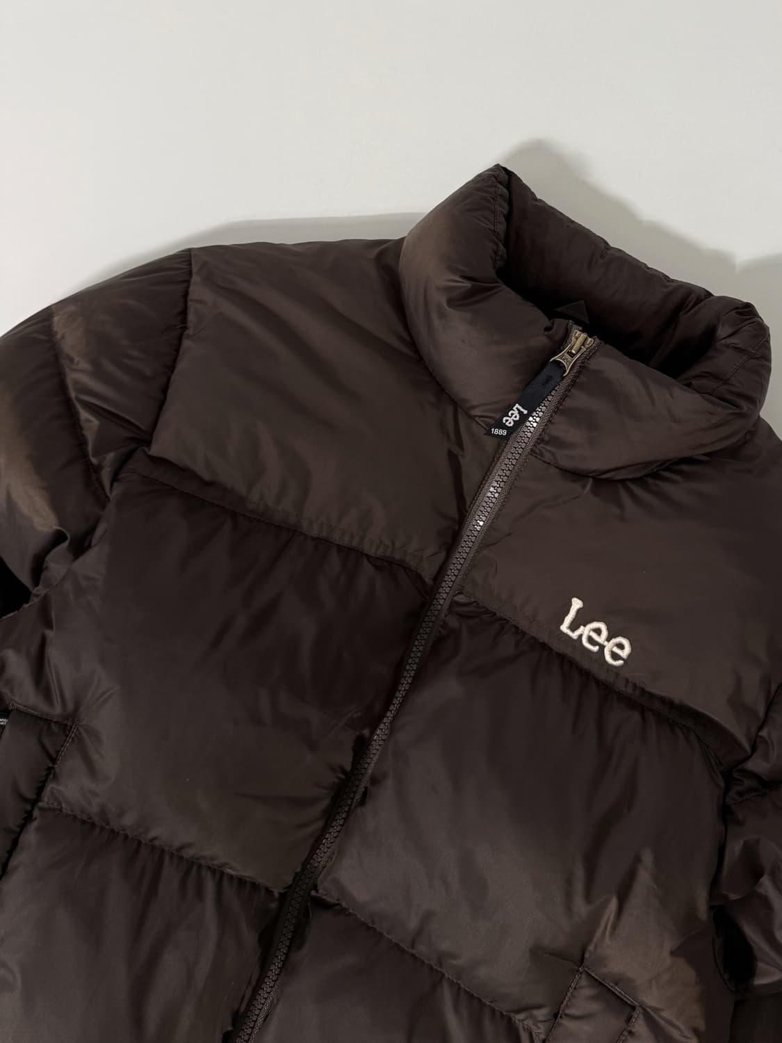 리 LEE 23fw 딥브라운 릿지 투웨이 다운 패딩 상품이미지3