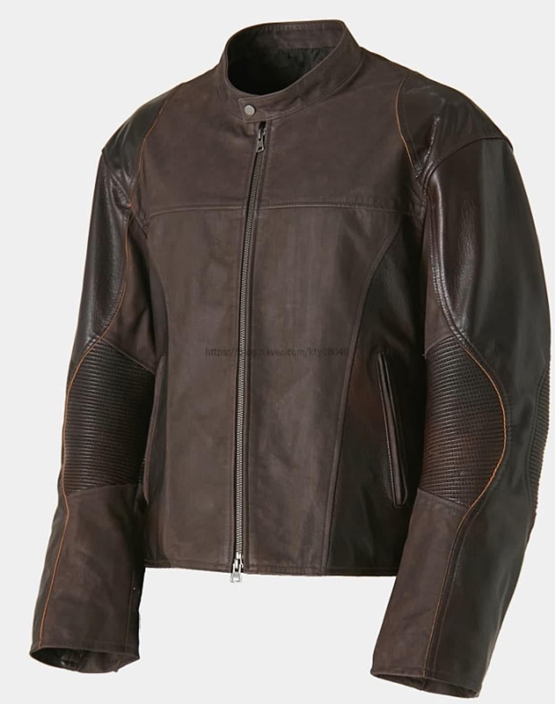 쿠어 믹스드 엠브로이더 바이커 점퍼 상품이미지1