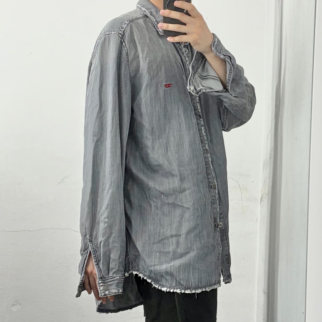 디젤 심플리 D 데님 셔츠 상품이미지3