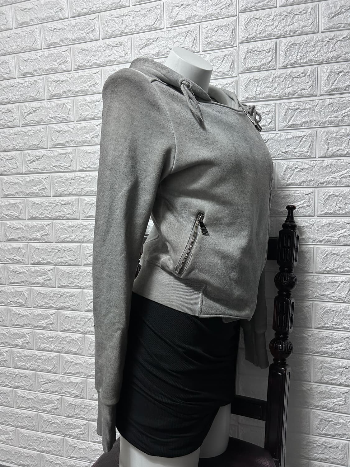 돌체앤가바나 더티 워싱 후드집업 상품이미지4