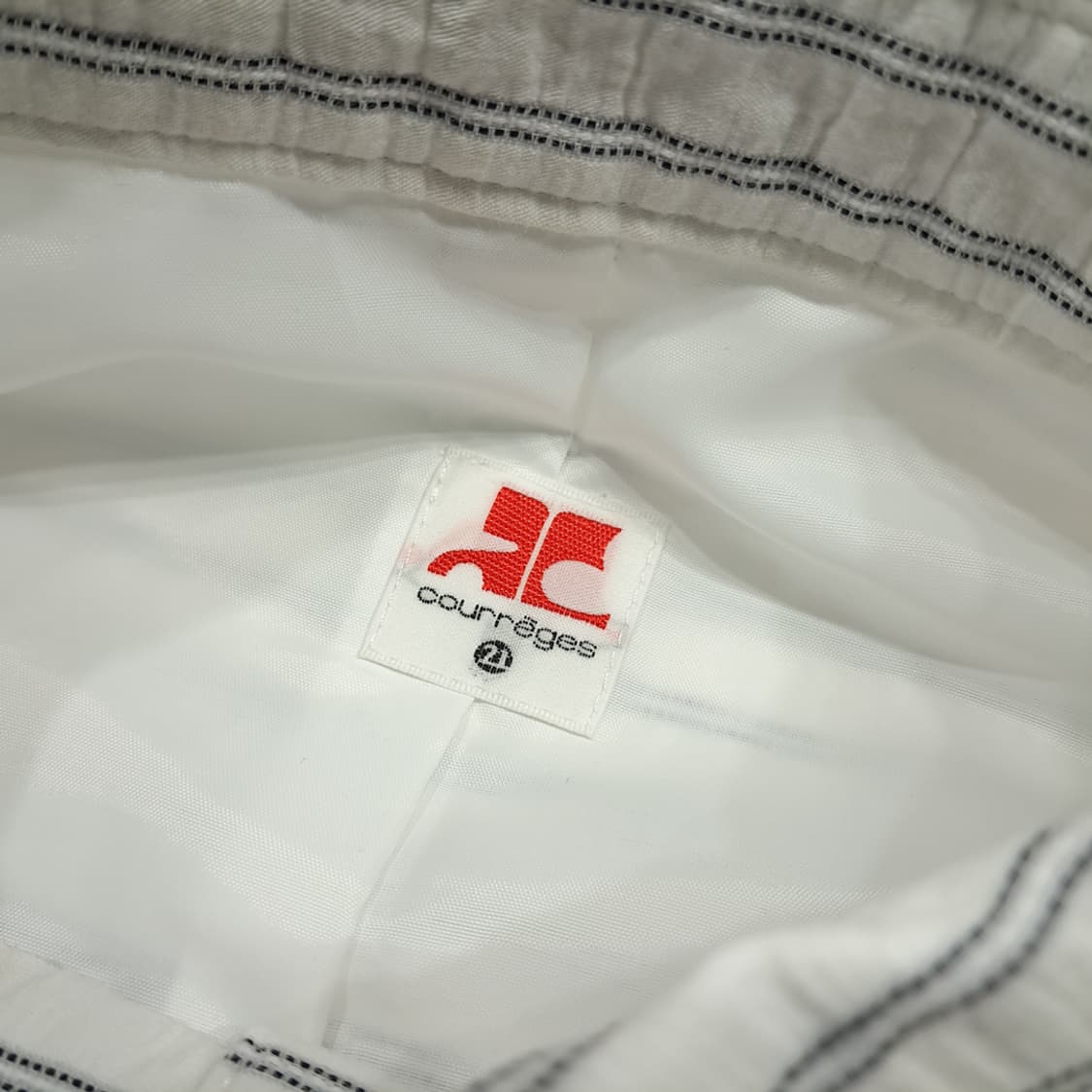 CL994 M 꾸레주 90s 일본판 시어서커 모던 스트라이프 원피스 상품이미지3