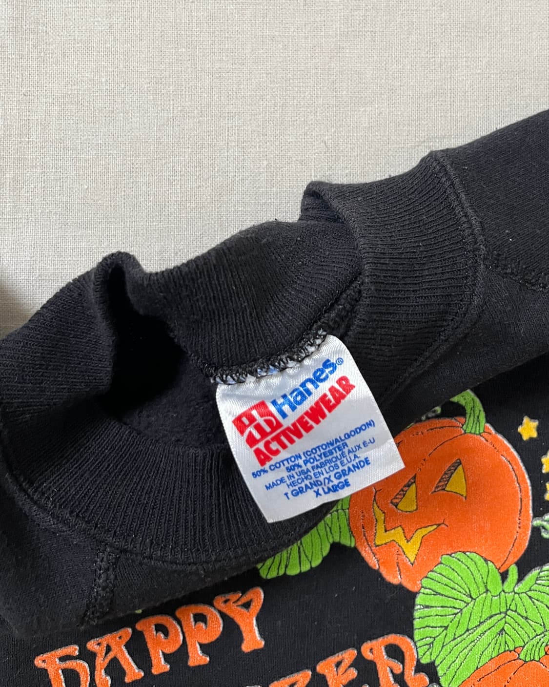 90s 헤인즈 50/50 할로윈 스웻셔츠 hanes 맨투맨 상품이미지6