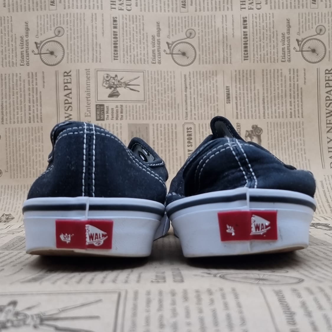 반스 어센틱 블랙 남성스니커즈270  상품이미지4