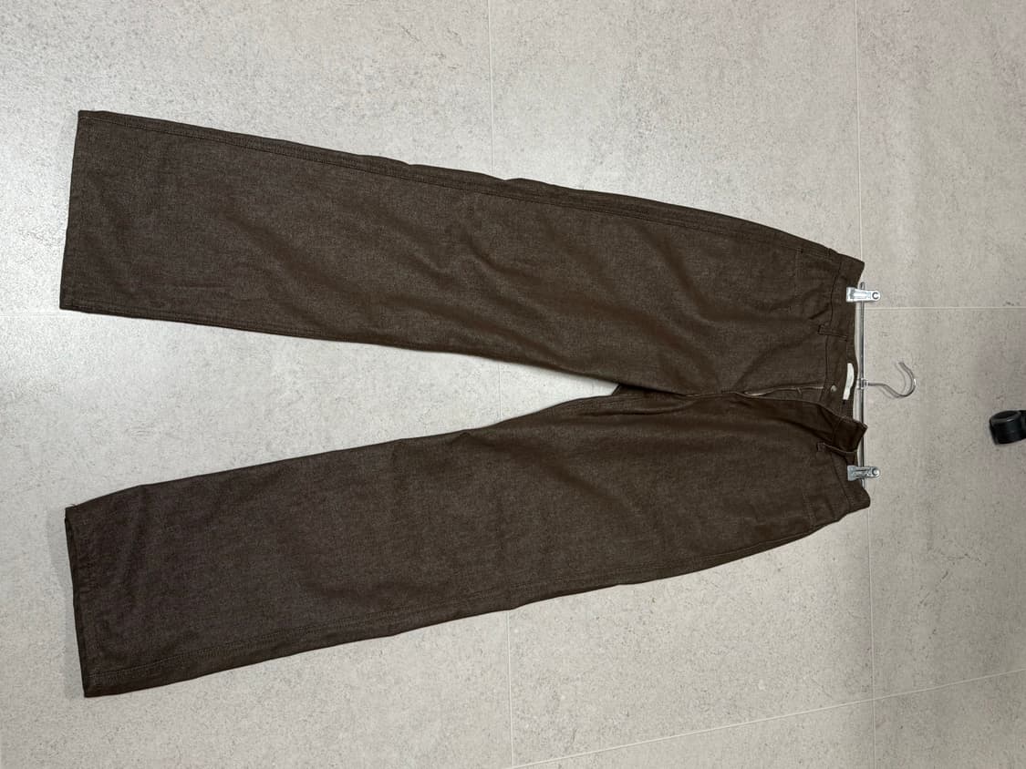 아모멘토 스트레이트 데님팬츠 브라운 상품이미지2