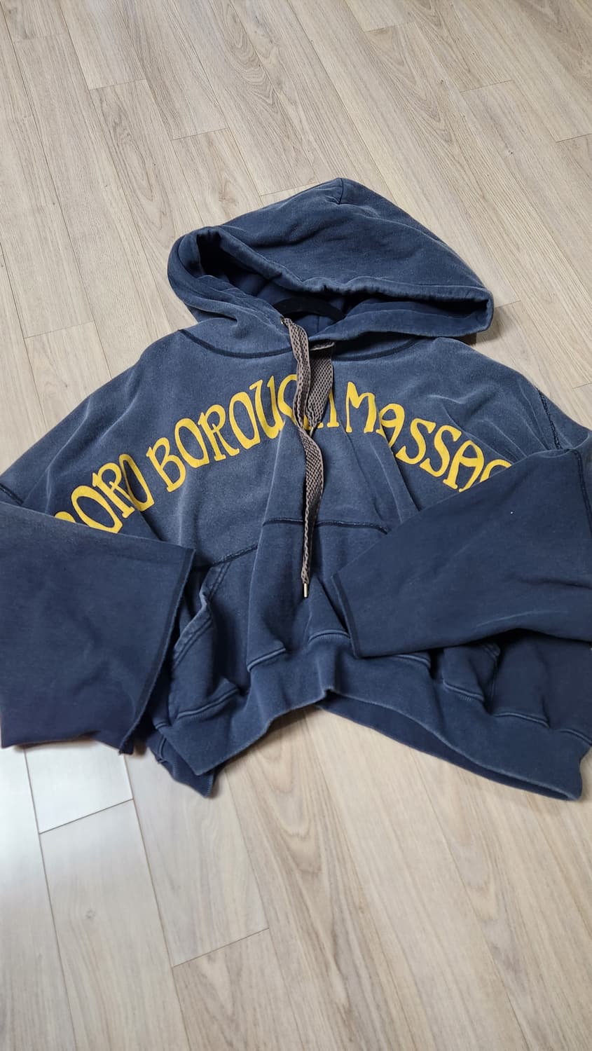 캐피탈 플리스 데빌 후드 파카 보로 보로우 매서커pt 스몰 블랙 상품이미지2