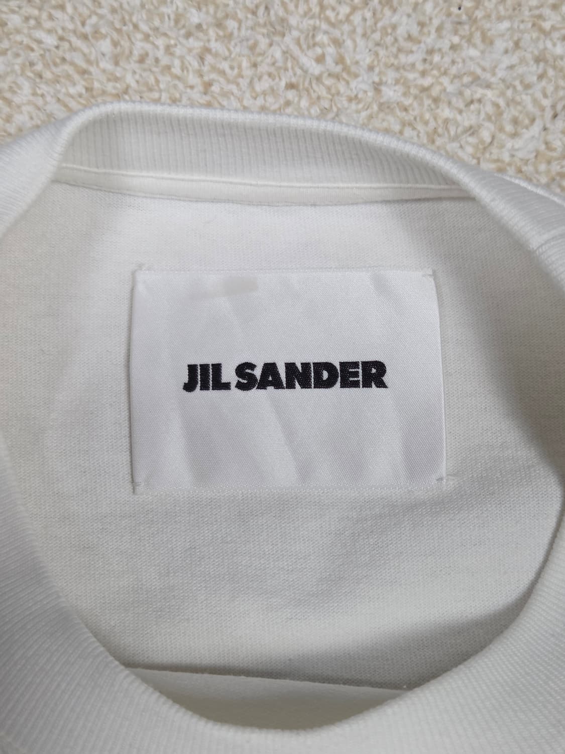 [질샌더] 로고 프린트 오버사이즈 반팔 티셔츠 | S00064 상품이미지3