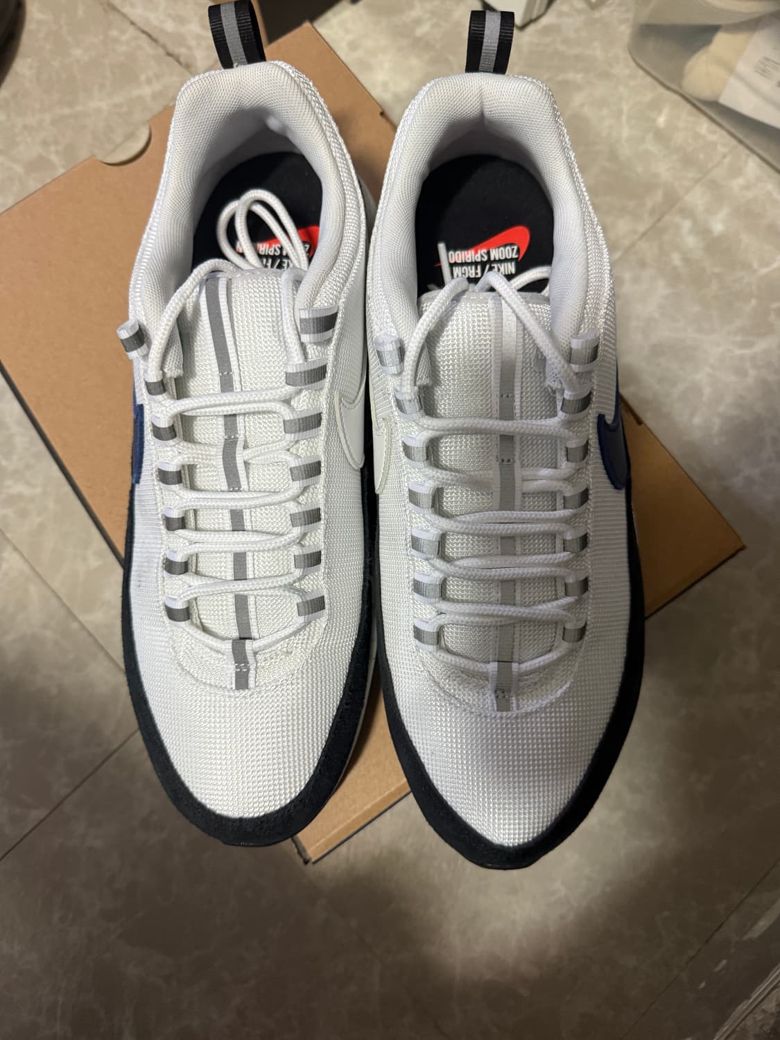 275사이즈 나이키 프라그먼트 에어 줌 스피리돈 블루 보이드 상품이미지2