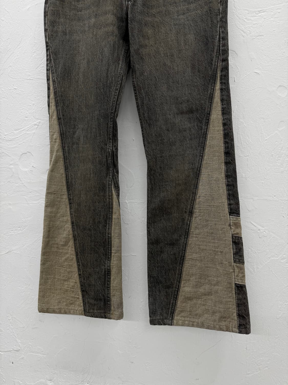 ppfm 스파이럴 패널 데님 팬츠 상품이미지3